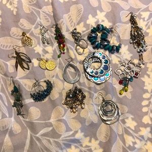 Variety of earrings for every occasion!! 15 pairs/ 1 of each